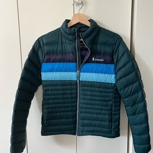 Cotopaxi Fuego Down Jacket - Women’s XS - Deep Ocean Stripes